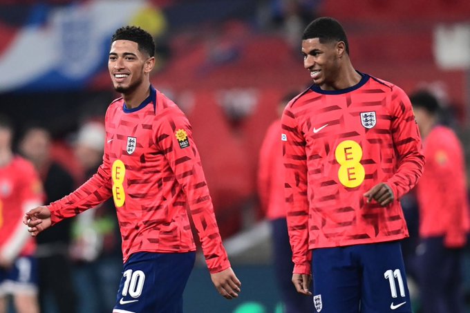 ¡Inesperadamente! Bellin y Rashford son los dos primeros jugadores ingleses que se enfrentan en la historia de El Clásico